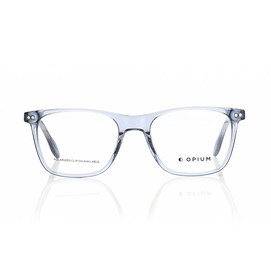 OPIUM eyeglass with polarised attachment