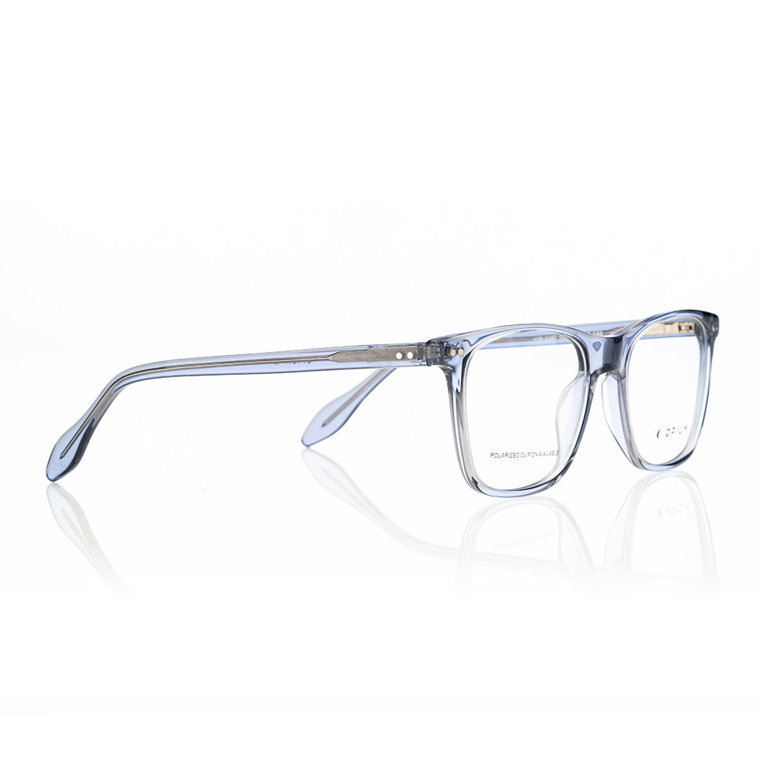 OPIUM eyeglass with polarised attachment