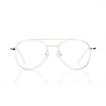 Classic aviator spectacle frames