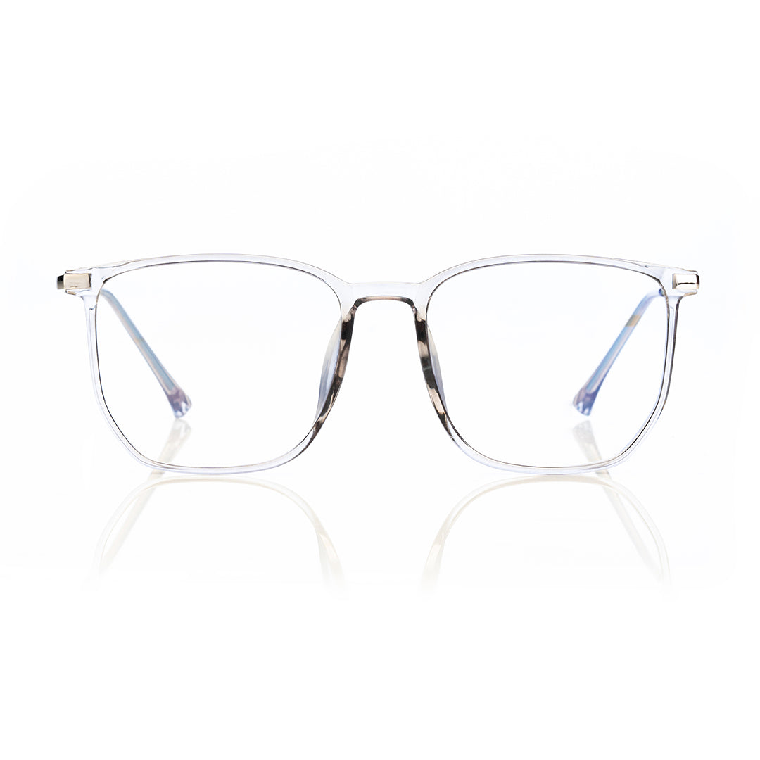 Oversized square eyeglasses