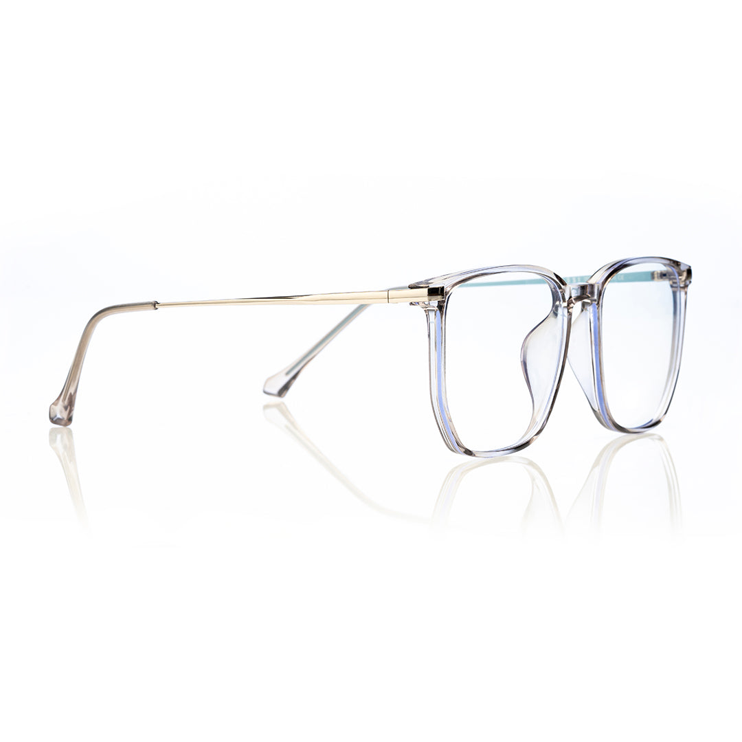 Oversized square eyeglasses