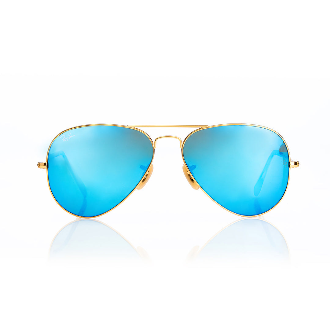 RayBan Aviator mirror non-polarized sunglass